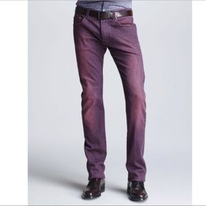 Etro Men's Dyed Denim Jeans Purple